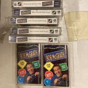 Bob's Favorite Street Songs by Bob McGrath Cassette Sesame Street Theme SEALED